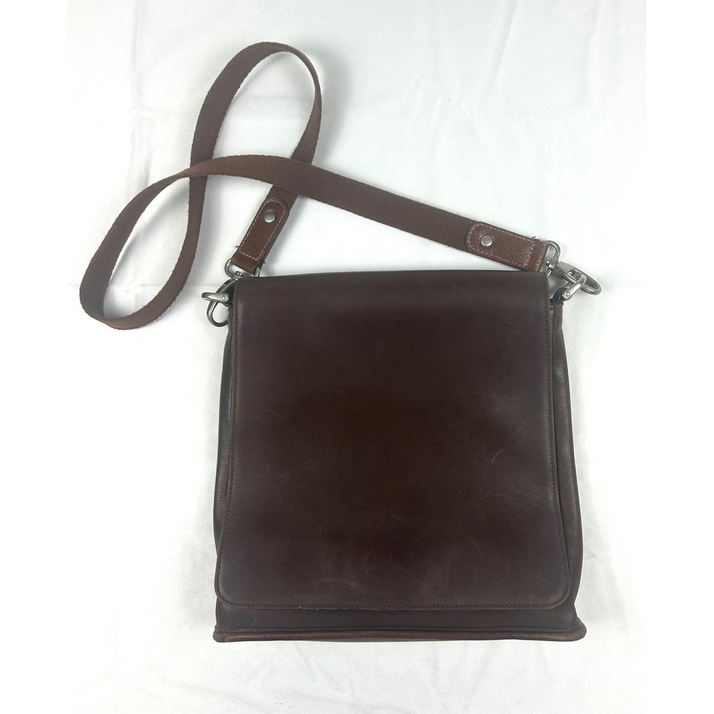 Coach Vintage Mahogany Brown Leather Crossbody Messenger Bag 9431 Made in USA